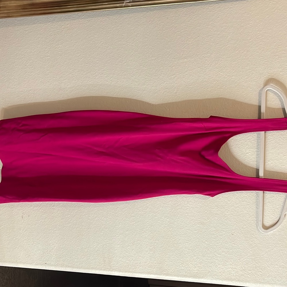 Popular Basics , Fuschia/magenta color long dress. Size medium